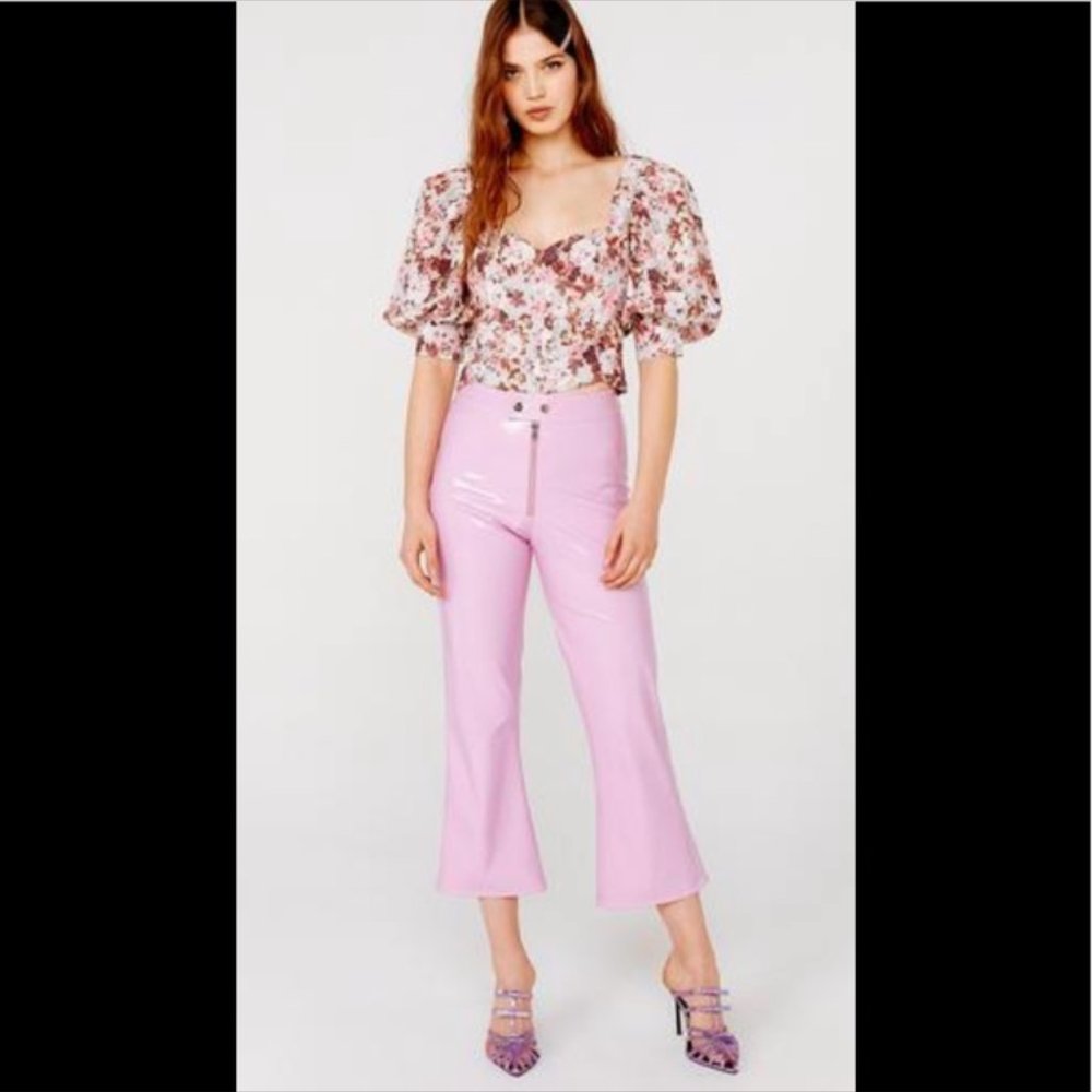 For love & lemons billie vinyl pants